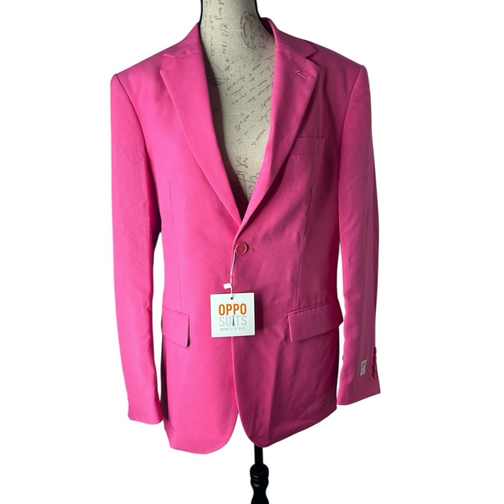 Opposuits Pink Suit‎ Jacket BlazerSize 38 NEW